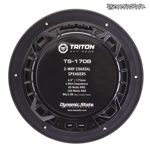Акустика для яхт и катеров . Акустическая система DYNAMIC STATE TRITON TS-170B Black. Цена от – 9&nbsp;490 руб. фото 6
