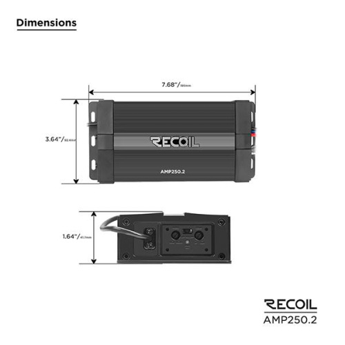 Усилители для яхт и катеров. Усилитель RECOIL AMP250.2. Цена от – 15&nbsp;990 руб. фото 2