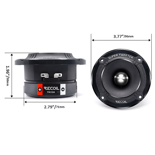 Рупорные твиттеры. Акустическая система RECOIL TW250. Цена от – 4&nbsp;990 руб.