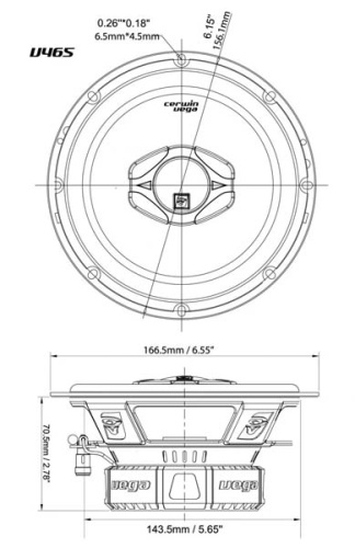 Коаксиальная акустика. Акустическая система RECOIL V465. Цена от – 5&nbsp;990 руб. фото 2