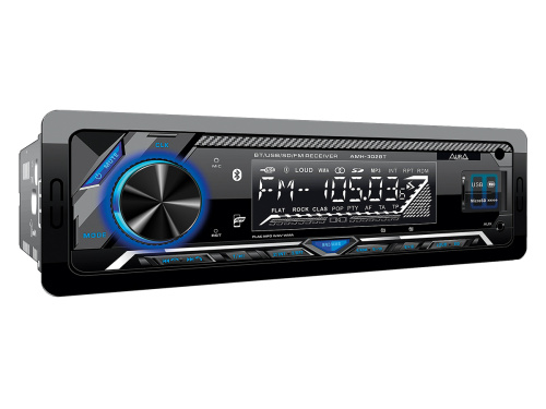 Автомагнитола AURA  AMH-302BT типоразмера 1 DIN по цене от – 2 590 руб.