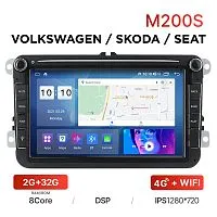 Автомагнитола MEKEDE M200S для Volkswagen 8" (с кнопками) 2-32Gb