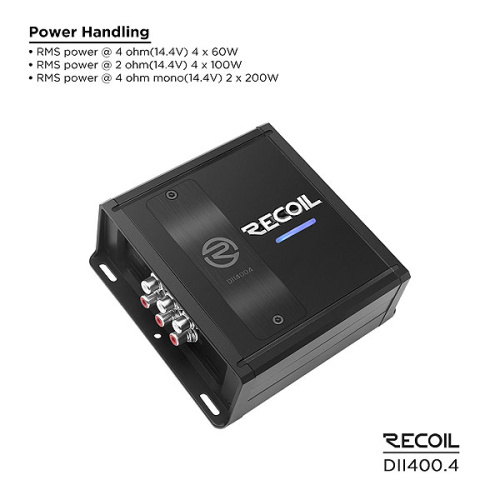 Усилитель RECOIL DII400.4. Цена – 17 590 руб. фото 6