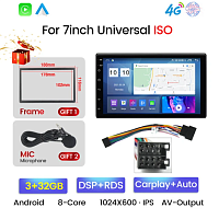 Автомагнитола MEKEDE TS18 3+32G 7" типоразмера 2 DIN по цене от – 14 990 руб.