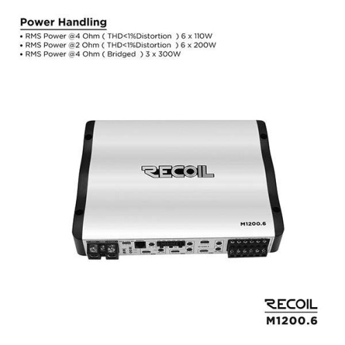 Усилитель RECOIL M1200.6. Цена – 22&nbsp;380 руб. фото 6