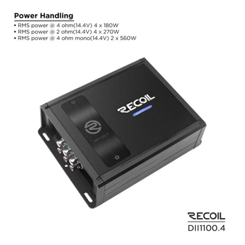Усилитель RECOIL DII1100.4. Цена – 24 690 руб. фото 3