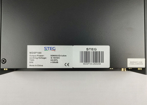 Усилитель с процессором STEG MDSP10II. По цене – 55&nbsp;250 руб. фото 3